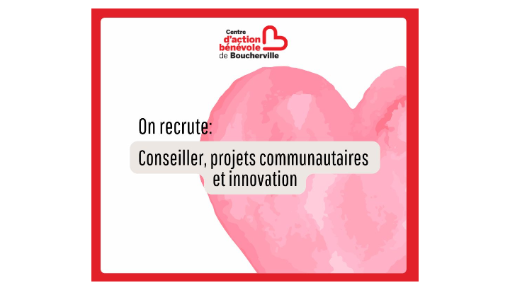 Le CABB recrute: Conseiller, projets communautaires et innovation (Poste à temps partiel, 4 jours)
